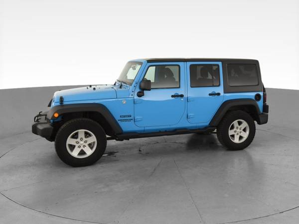 2017 Jeep Wrangler Unlimited Sport S Sport Utility 4D suv Blue - -... for sale in Louisville, KY – photo 4