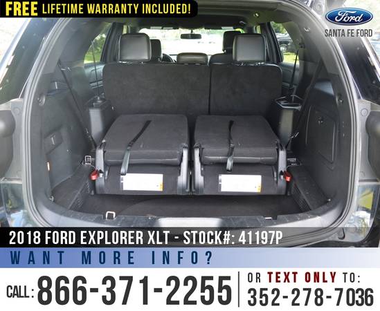 2018 Ford Explorer XLT Leather Seats - Bluetooth for sale in Alachua, FL – photo 16