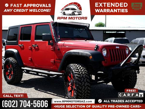 2013 Jeep Wrangler Unlimited Sport FOR ONLY 521/mo! for sale in Phoenix, AZ – photo 5