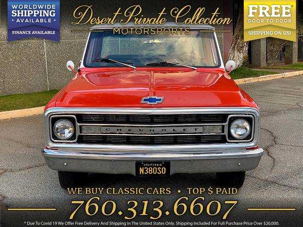 1970 Chevrolet CST/c10 Truck very original Pickup at a DRAMATIC DI for sale in Palm Desert, NY – photo 3