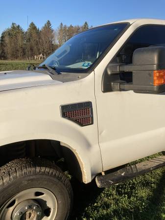 2008 F250 Diesel crew cab 4wd w plow for sale in Greene, NY – photo 7