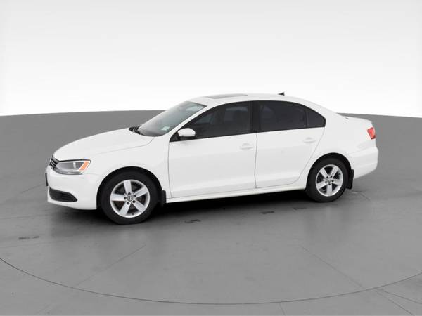 2012 VW Volkswagen Jetta 2.0L TDI Sedan 4D sedan White - FINANCE -... for sale in Tucson, AZ – photo 4