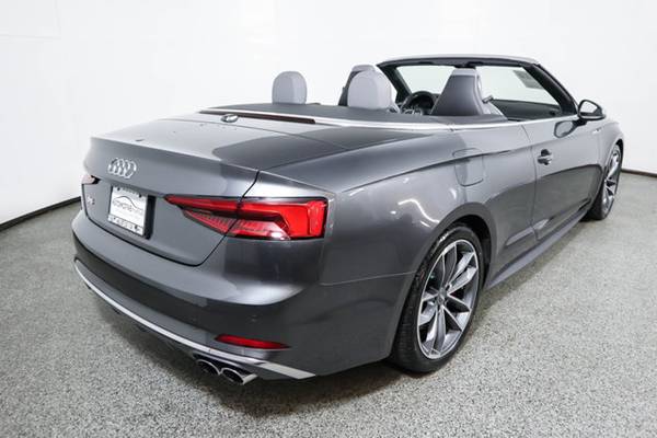 2018 Audi S5 Cabriolet, Daytona Gray Pearl Effect/Black Roof for sale in Wall, NJ – photo 5