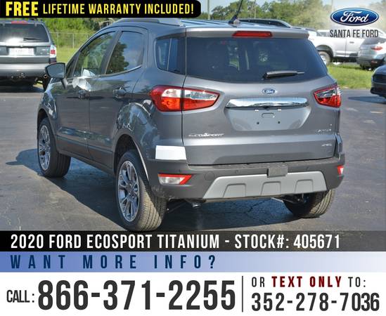 2020 FORD ECOSPORT TITANIUM *** SAVE Over $5,000 off MSRP! *** -... for sale in Alachua, FL – photo 5