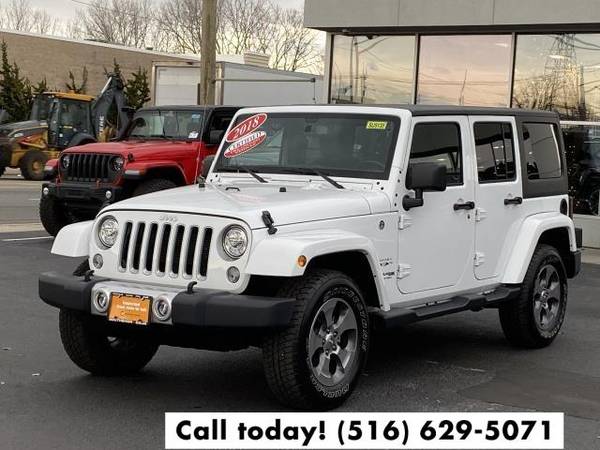 2018 Jeep Wrangler JK Unlimited Sahara SUV - - by for sale in Inwood, NY – photo 4