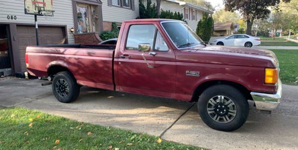 1990 Ford F150 custom low miles 3500 OBO - cars & trucks - by owner... for sale in Eola, IL – photo 2