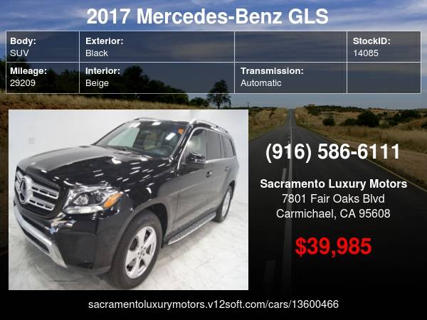 2017 Mercedes-Benz GLS GLS 450 AWD 4MATIC GLS450 GLS550 29K MILES... for sale in Carmichael, CA – photo 23