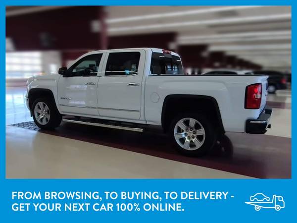 2014 GMC Sierra 1500 Crew Cab SLT Pickup 4D 5 3/4 ft pickup White for sale in Akron, OH – photo 5