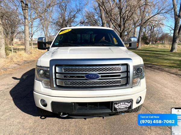 2014 Ford F-150 F150 F 150 4WD SuperCrew 145 Platinum - CALL/TEXT for sale in Sterling, CO – photo 2