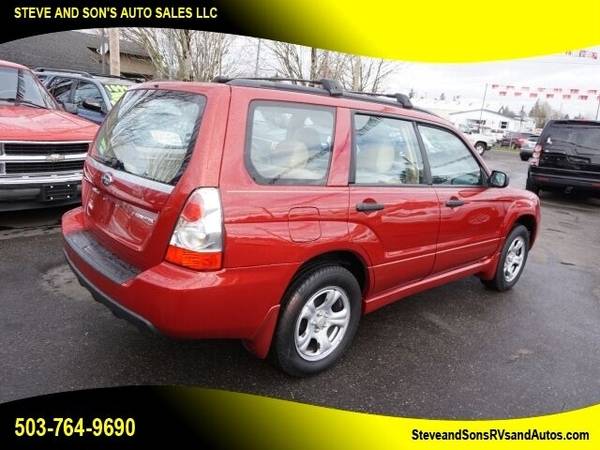 2007 Subaru Forester 2 5 X AWD 4dr Wagon (2 5L F4 4A) - cars & for sale in Happy valley, OR – photo 5