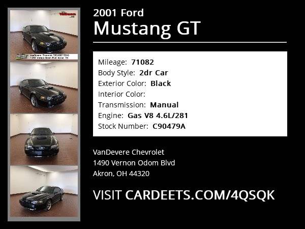 2001 Ford Mustang GT, Black for sale in Akron, OH – photo 22