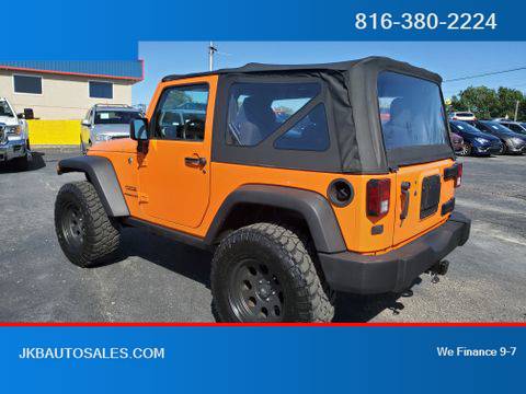 2012 Jeep Wrangler 4WD Sport SUV 2D Trades Welcome Financing Available for sale in Harrisonville, MO – photo 11