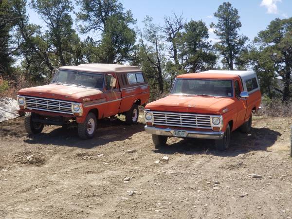 Hi boy 1969 f100 F250 v8 manual 2 trucks - - by dealer for sale in Santa Fe, NM – photo 7