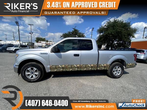 $379/mo - 2017 Ford F-150 XLT Extended Cab - 100 Approved! - cars &... for sale in Kissimmee, FL – photo 3