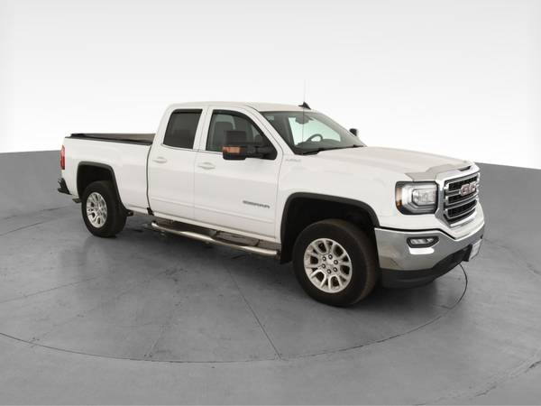 2018 GMC Sierra 1500 Double Cab SLE Pickup 4D 6 1/2 ft pickup White... for sale in Washington, District Of Columbia – photo 15