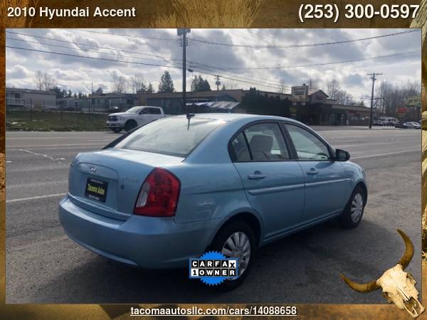 2010 Hyundai Accent GLS 4dr Sedan - - by dealer for sale in Tacoma, WA – photo 5
