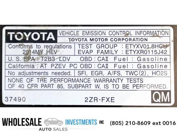2014 Toyota Prius Plug-in hatchback Base (Winter Gray for sale in Van Nuys, CA – photo 10