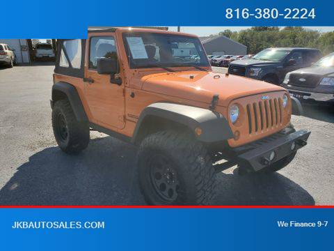 2012 Jeep Wrangler 4WD Sport SUV 2D Trades Welcome Financing Available for sale in Harrisonville, MO – photo 15