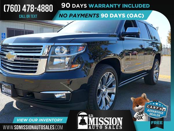 2015 Chevrolet Tahoe LTZ FOR ONLY $595/mo! - cars & trucks - by... for sale in Vista, CA – photo 5