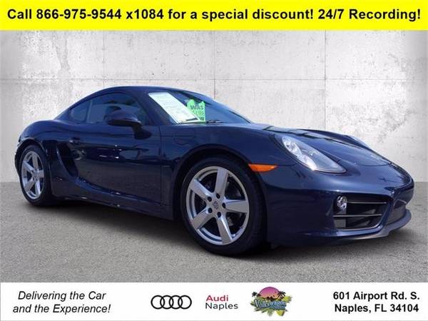 2016 Porsche Cayman - coupe - - by dealer - vehicle for sale in Naples, FL
