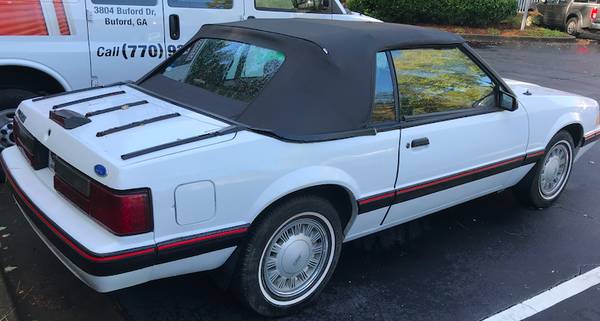 1987 fox body mustang convertible for sale in Lawrenceville, GA – photo 2