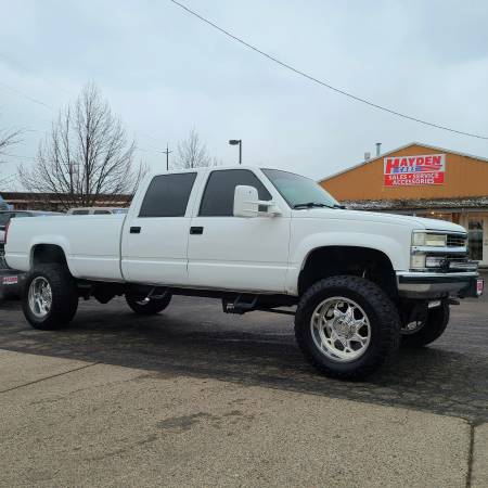 1998 Chevy 3500 Crew Cab Long Bed LIFTED 4X4! for sale in Coeur d'Alene, WA – photo 4