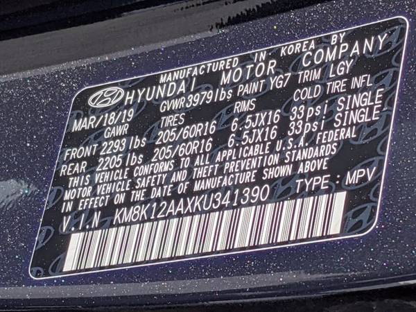 2019 Hyundai Kona SE SKU: KU341390 SUV - - by dealer for sale in Buford, GA – photo 24
