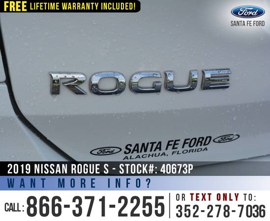 2019 Nissan Rogue S Camera, Touchscreen, Cruise Control for sale in Alachua, AL – photo 21