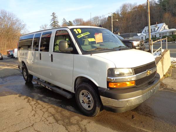 2019 Chevrolet Express LT 3500 Extended 15 pass Low Miles - cars & for sale in Lunenburg , MA – photo 2