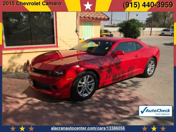 2015 Chevrolet Camaro 2dr Cpe LT w/1LT *Best Prices In Town* - cars... for sale in El Paso, TX – photo 2