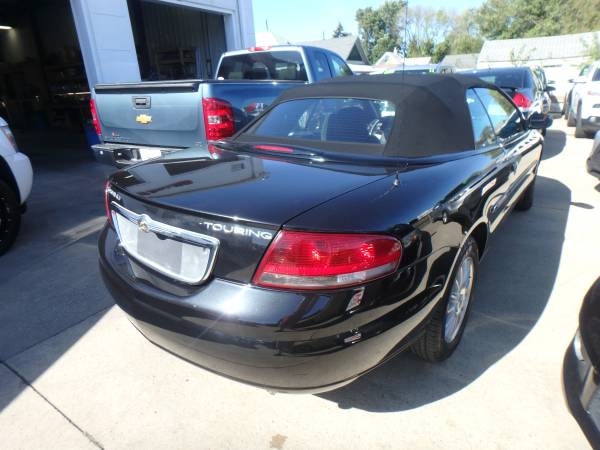 2004 Chrysler Sebring Convertible Touring Black for sale in Des Moines, IA – photo 2