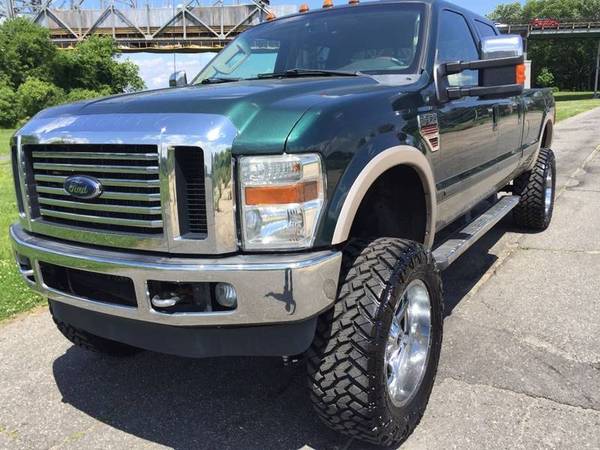 2010 Ford F350 Only 69k Lariat Diesel 4x4 lifted leather - cars &... for sale in burlington city, NY – photo 13