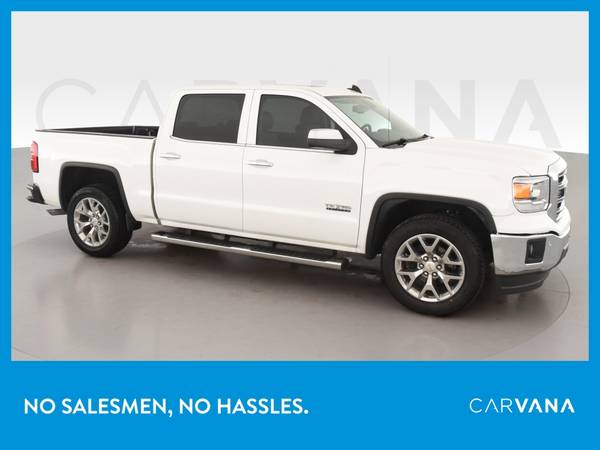 2015 GMC Sierra 1500 Crew Cab SLT Pickup 4D 5 3/4 ft pickup White for sale in Chicago, IL – photo 11