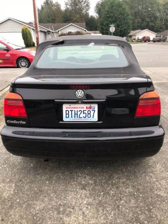 Volkswagen Convertible Cabrio - cars & trucks - by owner - vehicle... for sale in Burlington, WA – photo 5
