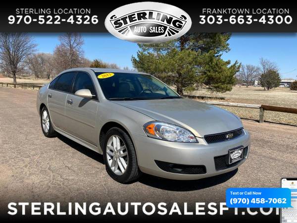 2012 Chevrolet Chevy Impala 4dr Sdn LTZ - CALL/TEXT TODAY! - cars & for sale in Sterling, CO