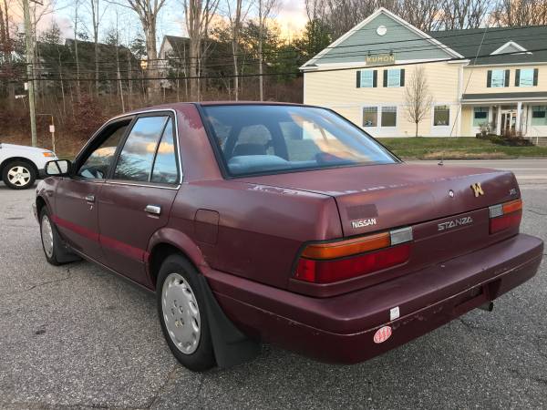 1991 Nissan Stanza 1 Owner 100K REALLY NICE-CLEAN - cars & trucks -... for sale in Go Motors Buyers' Choice 2020 Top Mechan, MA – photo 4