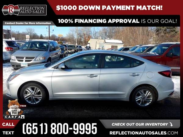 2019 Hyundai Elantra SEL FOR ONLY 287/mo! - - by for sale in Oakdale, MN – photo 3