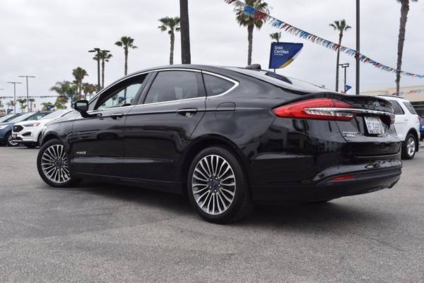 2018 Ford Fusion Hybrid SE sedan SHADOW BLACK - - by for sale in Oxnard, CA – photo 4