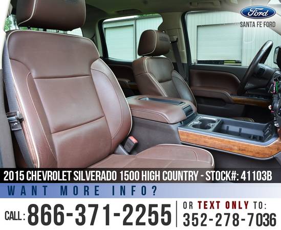 2015 Chevy Silverado 1500 High Country Leather Seats for sale in Alachua, FL – photo 19