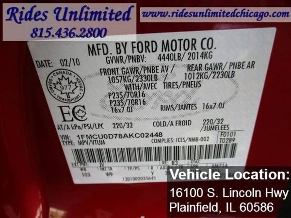 2010 Ford Escape XLT - cars & trucks - by dealer - vehicle... for sale in Plainfield, IL – photo 18