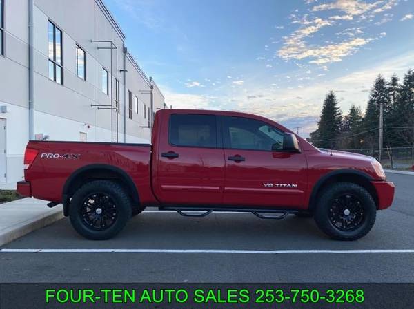 2011 NISSAN TITAN 4x4 4WD PRO-4X TRUCK LOW MILES 4WD OFF ROAD for sale in Bonney Lake, WA – photo 2