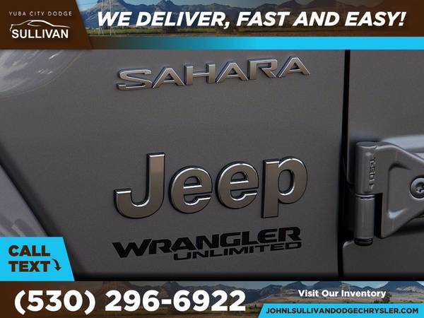 2021 Jeep Wrangler Sahara FOR ONLY 776/mo! - - by for sale in Yuba City, CA – photo 8