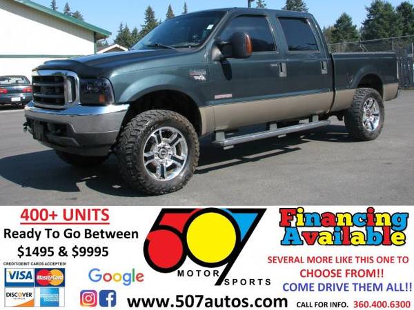 2004 Ford Super Duty F-250 Crew Cab 156 Lariat 4WD - cars & trucks -... for sale in Roy, WA – photo 2