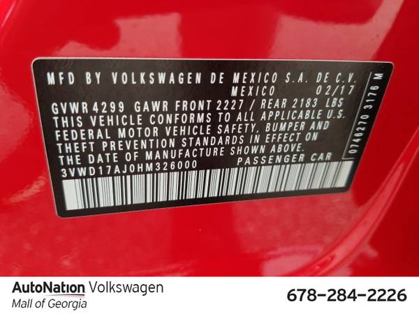 2017 Volkswagen Jetta 1.8T Sport SKU:HM326000 Sedan for sale in Buford, GA – photo 24