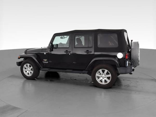 2013 Jeep Wrangler Unlimited Sahara Sport Utility 4D suv Black - -... for sale in Greenville, SC – photo 6
