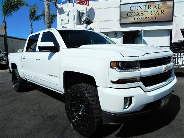 2017 CHEVY SILVERADO 4X4 LIFTED! WHITE ON BLK WHEELS LOW MILES! NICE! for sale in GROVER BEACH, CA – photo 5