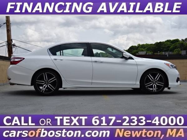 2017 HONDA ACCORD SPORT SENSING ONE OWNER 58k MILES WHITE ↑ GREAT DEAL for sale in Newton, MA – photo 8