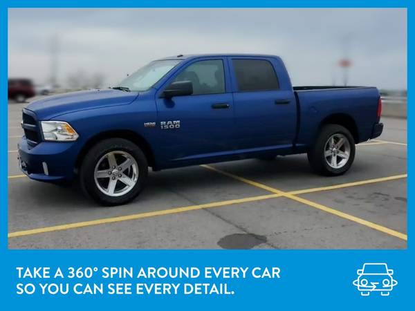 2017 Ram 1500 Crew Cab Tradesman Pickup 4D 5 1/2 ft pickup Blue for sale in Little Rock, AR – photo 3