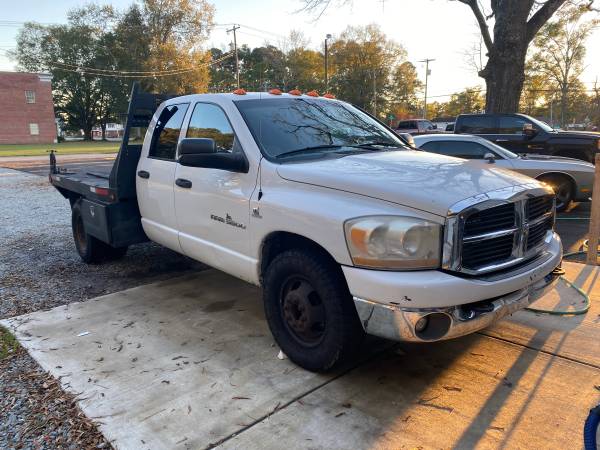 2006 Ram 3500 Crew Cab Dually Flatbed/Gooseneck w/New Cummings... for sale in Wallace, NC – photo 4