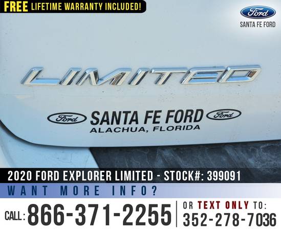 *** 2020 Ford Explorer Limited *** SAVE Over $4,000 off MSRP! for sale in Alachua, FL – photo 9